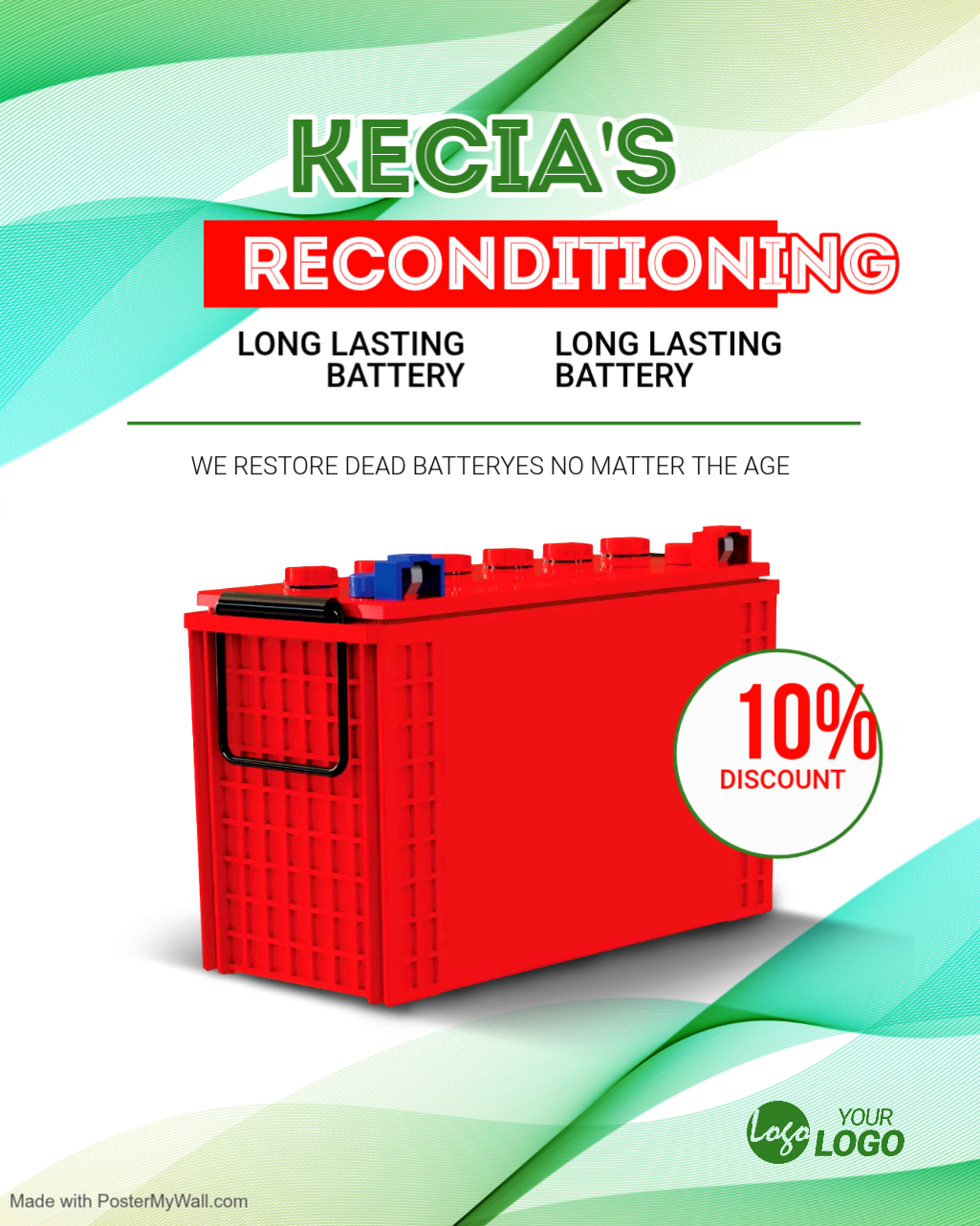 12 Volts Battery Reconditioning